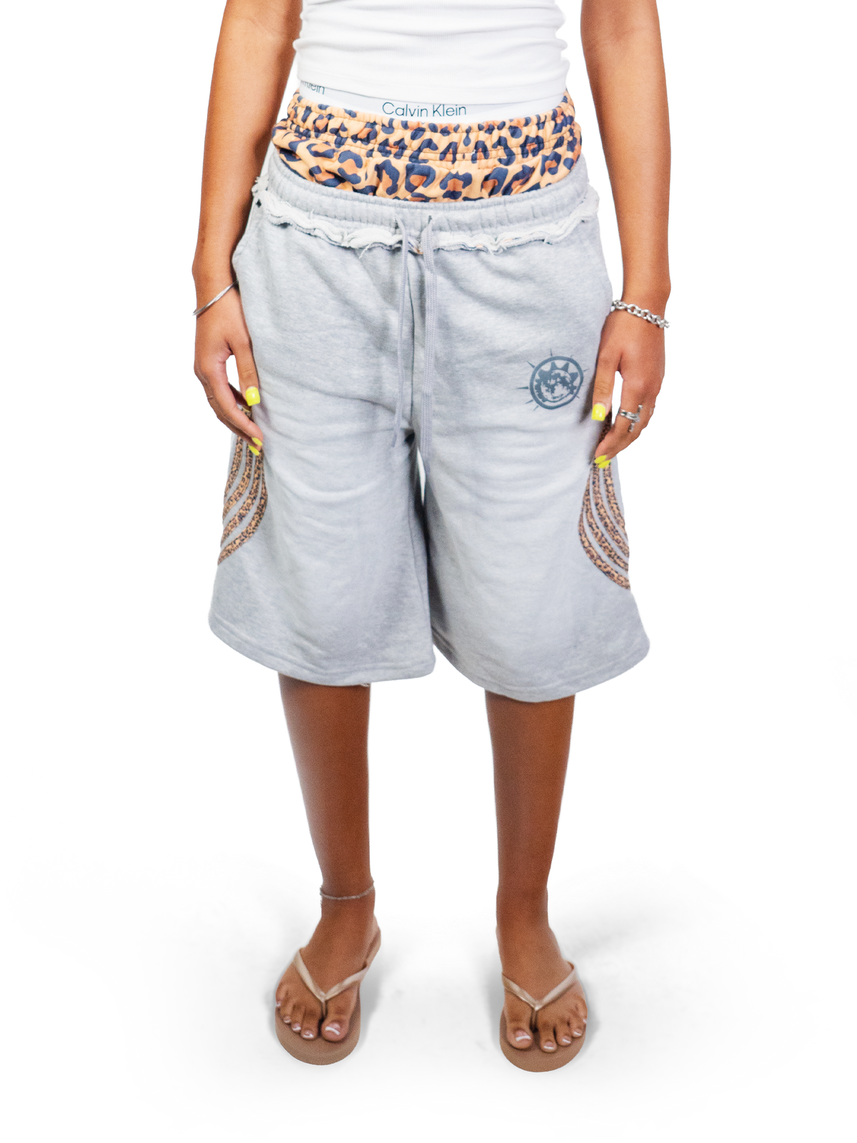 Leopard Sweatshorts